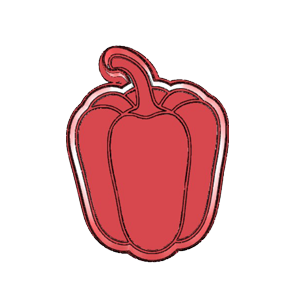 Bell Pepper Cookie Cutter
