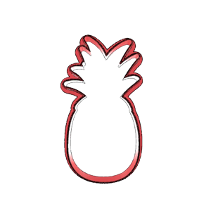 Pineapple Cookie Cutter