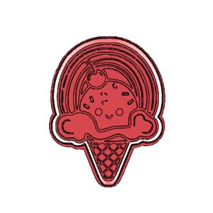 Ice Cream Cookie Cutter