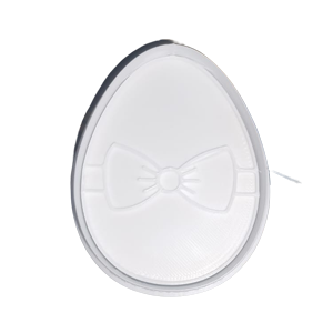 Bow Egg Cookie Cutter
