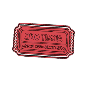 Vacation Ticket Cookie Cutter