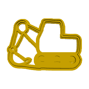 Excavator Cookie Cutter