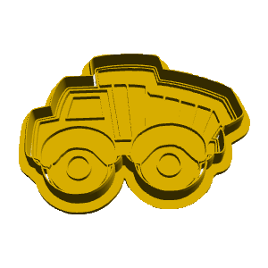 Simple Truck Cookie Cutter