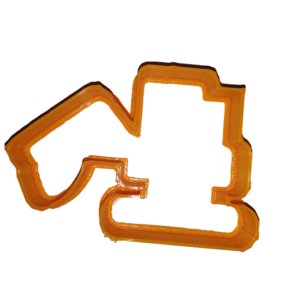 Excavator Outline Cookie Cutter