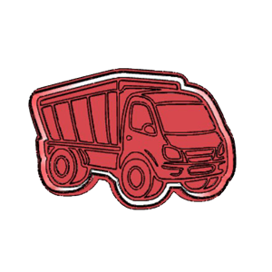 Tipper Truck Cookie Cutter