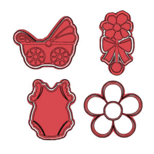 Baby in Bloom Cookie Cutter Set