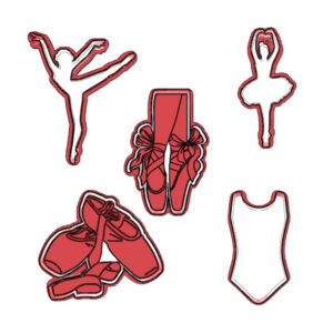 Ballet Cookie Cutter Set
