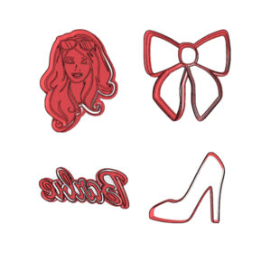 Barbie Cookie Cutter Set