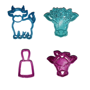 Cow Cookie Cutter Set