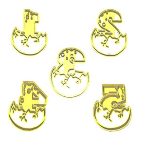 Dino Number Cookie Cutter Set