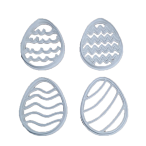 Easter Egg Cookie Cutter Set