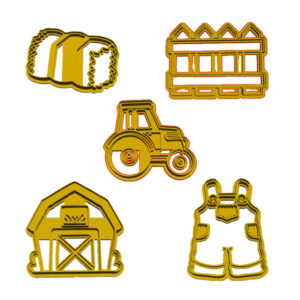 Farmer Cookie Cutter Set