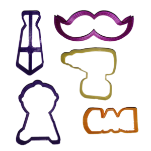 Fathers Day Cookie Cutter Set