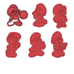 Smurf Cookie Cutter Set