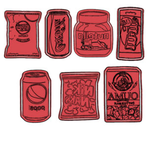 Snack Cookie Cutter Set – Junk Food Theme Fondant Cutters