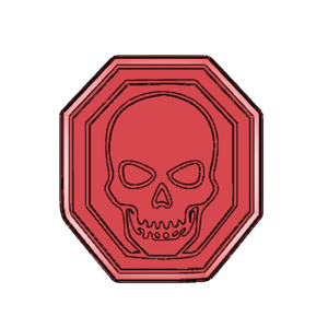 OPS Skull Cookie Cutter