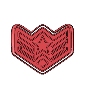 Rank Badge Cookie Cutter