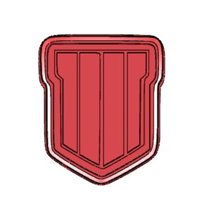 Unit Shield Cookie Cutter
