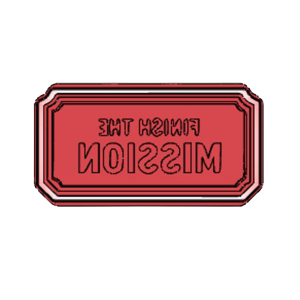 Finish the Mission Cookie Cutter