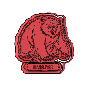 Owlbear Cookie Cutter