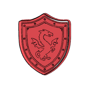 Dragon Shield Cookie Cutter