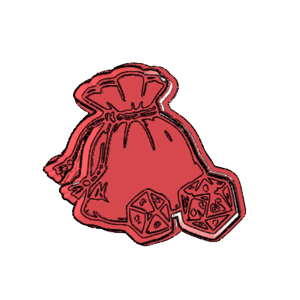 Dice Bag Cookie Cutter