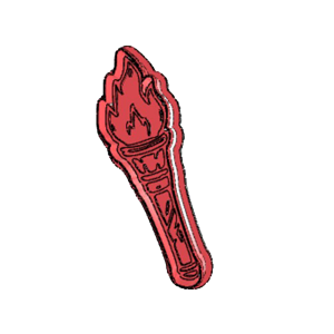 Torch Cookie Cutter