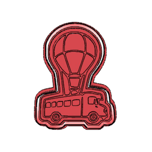 Battle Bus Cookie Cutter