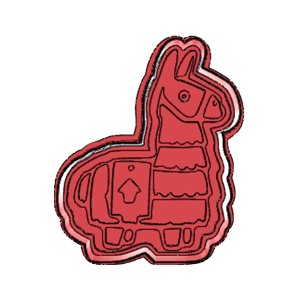 Loot Llama Cookie Cutter