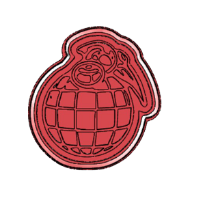 Boogie Bomb Cookie Cutter