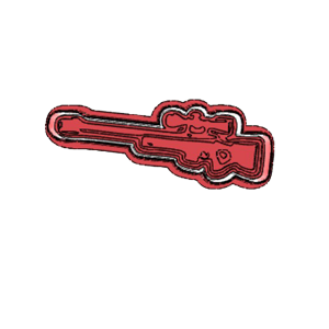 Sniper Cookie Cutter