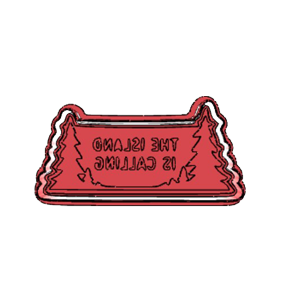 Island Calling Cookie Cutter