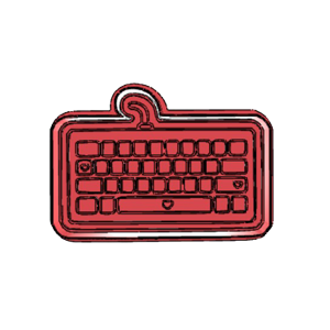 Wired Keyboard Cookie Cutter