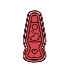 Lavalamp Cookie Cutter