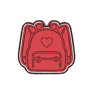 Gamer Backpack Cookie Cutter