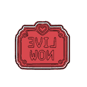 Live Now Sign Cookie Cutter