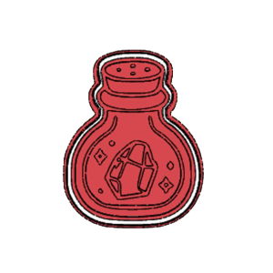 Level Up Potion Cookie Cutter
