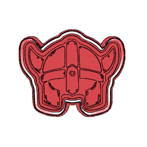 Head Gear Cookie Cutter