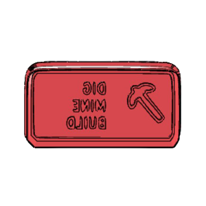 Dig Mine Build Cookie Cutter