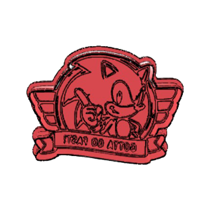 Gotta Go Fast Cookie Cutter