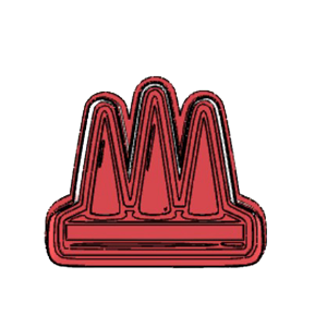 Spikes Cookie Cutter