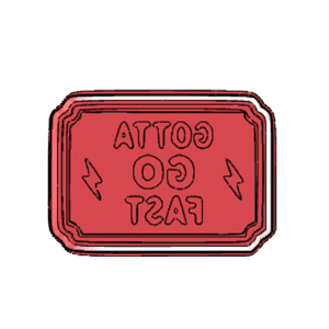 Go Fast Cookie Cutter