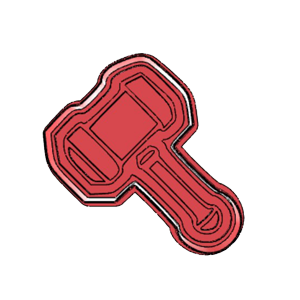 Doomhammer Cookie Cutter