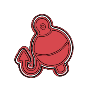 Fishing Cookie Cutter