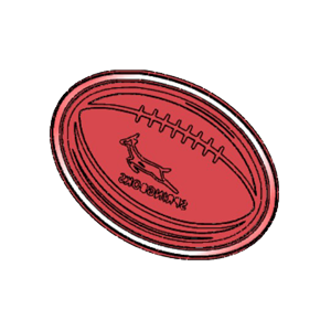 Springbok Ball Cookie Cutter