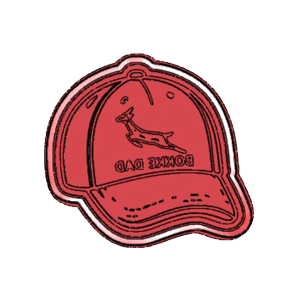 Bokke Dad Cap Cookie Cutter