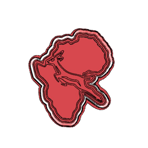 Africa Springbok Cookie Cutter