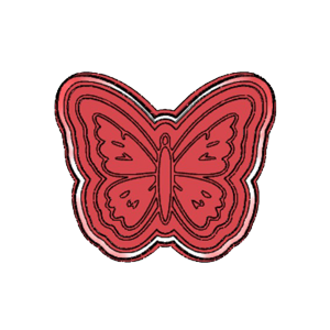 Pretty Butterfly Cookie Cutter