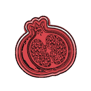 Open Pomegranate Cookie Cutter