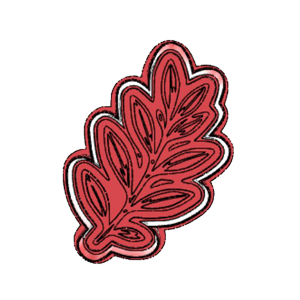 Pomegranate Leaves Cookie Cutter